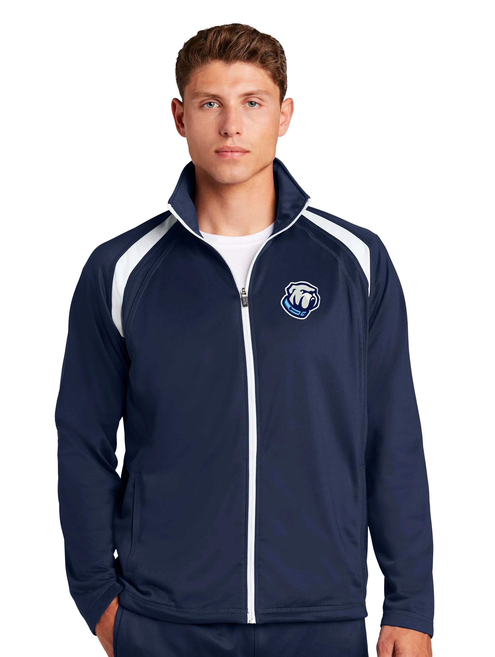 The Citadel, Bulldog logo Tricot Track Embroidery Jacket