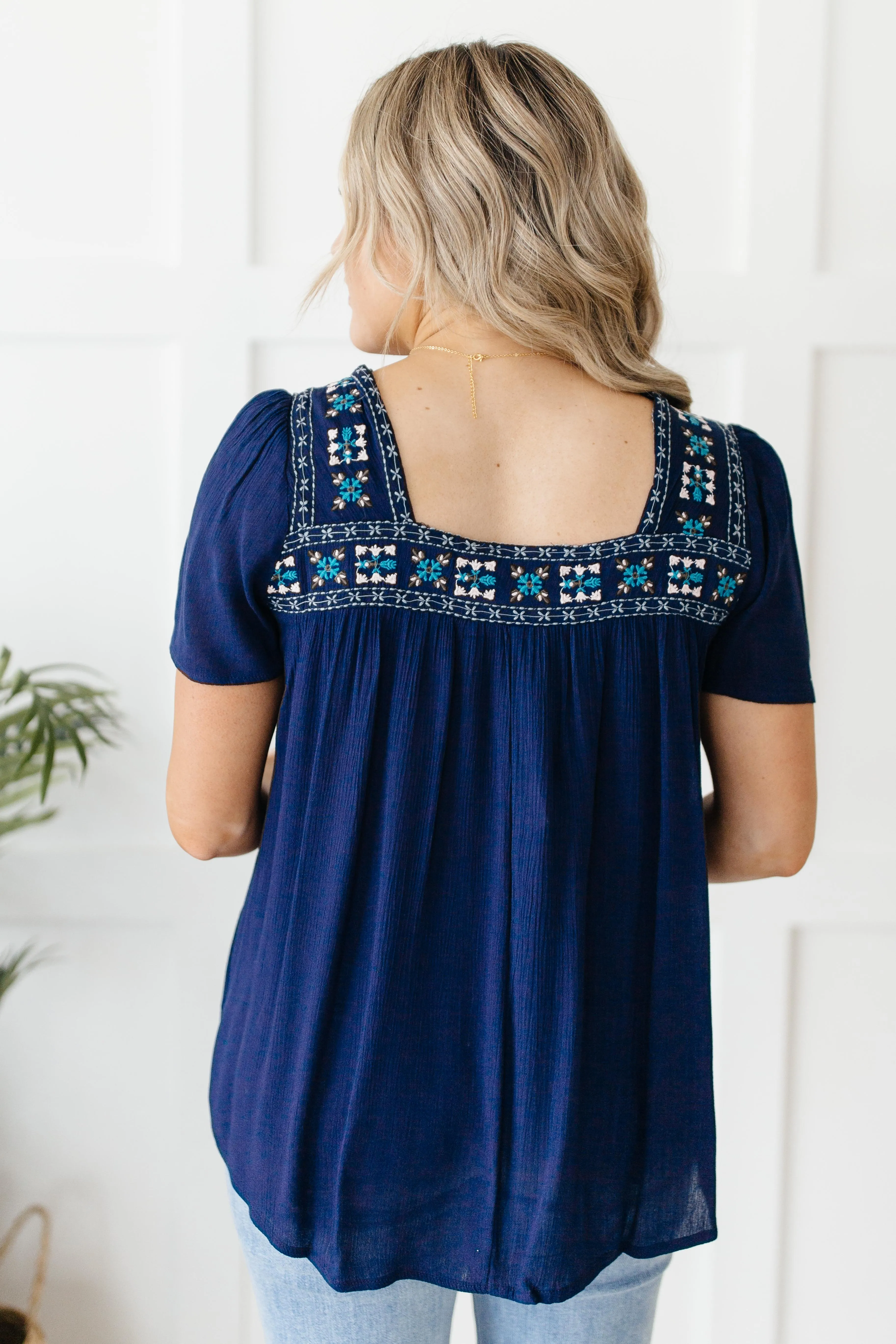 The Emilia Embroidered Blouse