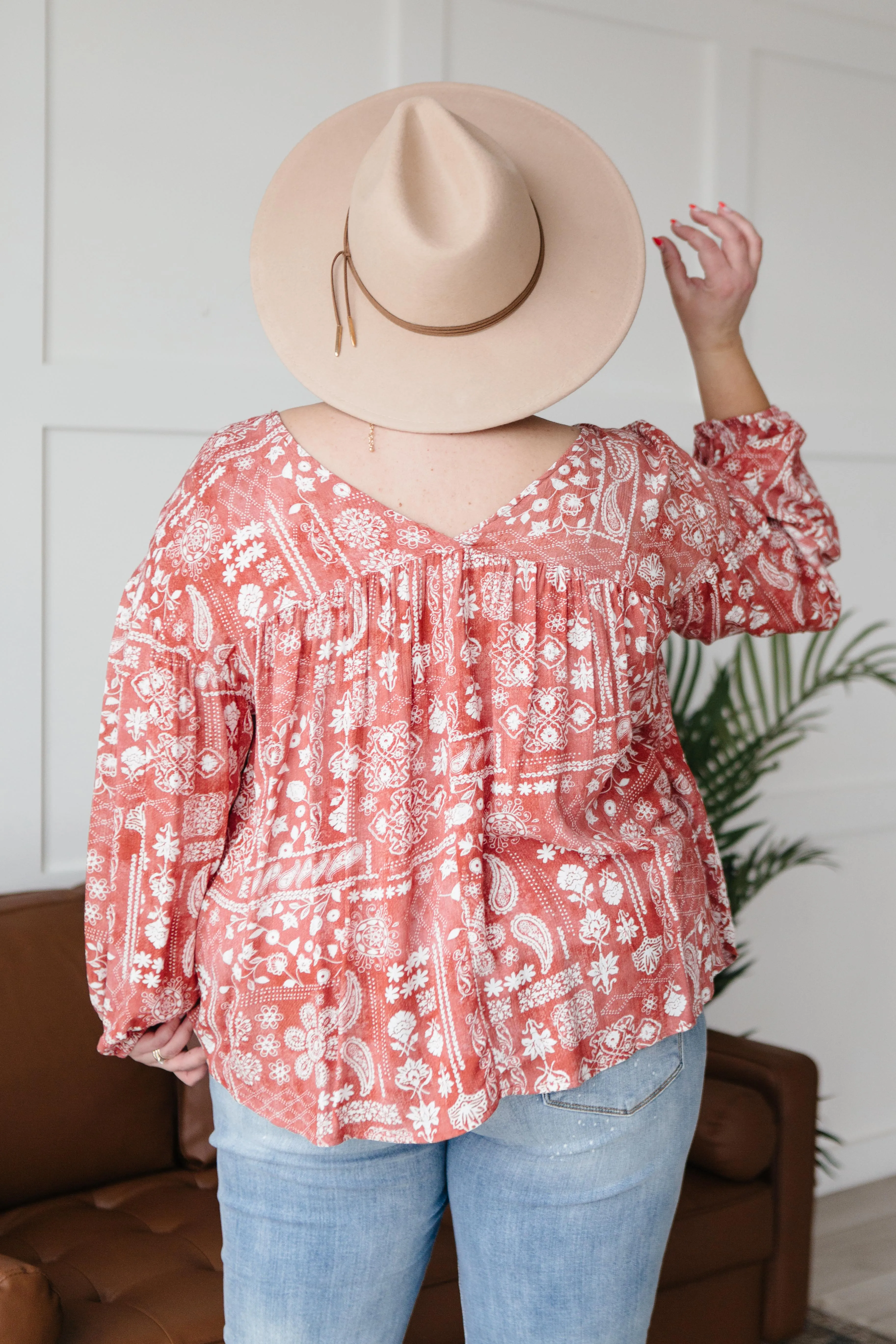 The Perfect Picnic Top in Red