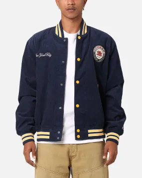 Tommy Jeans TJU Archive Corduroy Games Varisty Jacket Twilight Indigo