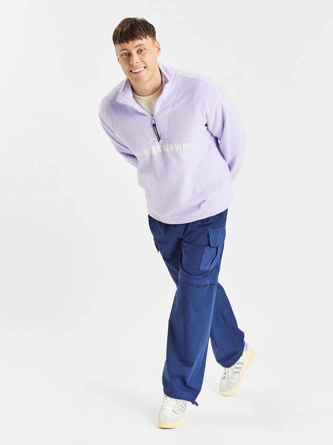 Tribe 1/4 Zip Fleece Lavender