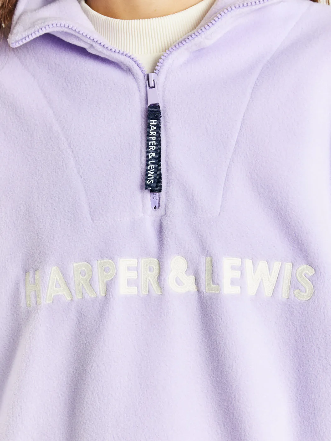 Tribe 1/4 Zip Fleece Lavender