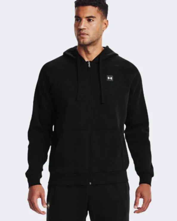 Under Armour Rival Fleece Full Zip Men Lifestyle Hoody Black 1357111-001