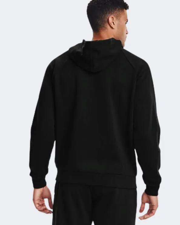 Under Armour Rival Fleece Full Zip Men Lifestyle Hoody Black 1357111-001