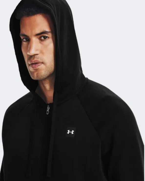 Under Armour Rival Fleece Full Zip Men Lifestyle Hoody Black 1357111-001