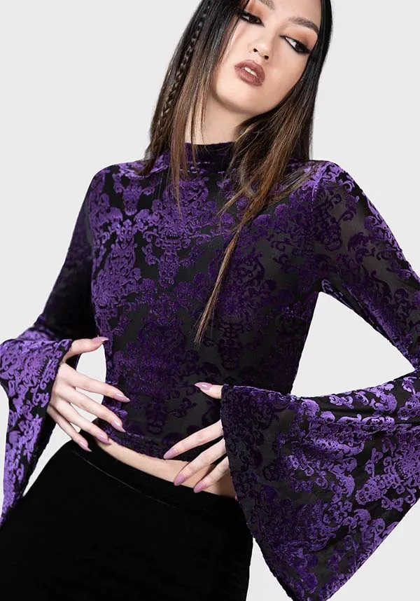 Vassago [Purple] | LONG SLEEVE TOP