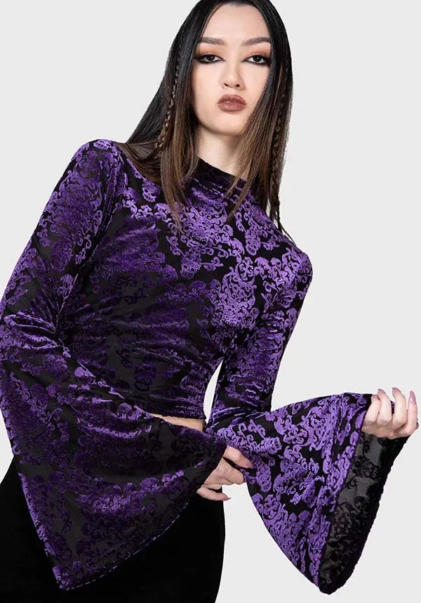 Vassago [Purple] | LONG SLEEVE TOP