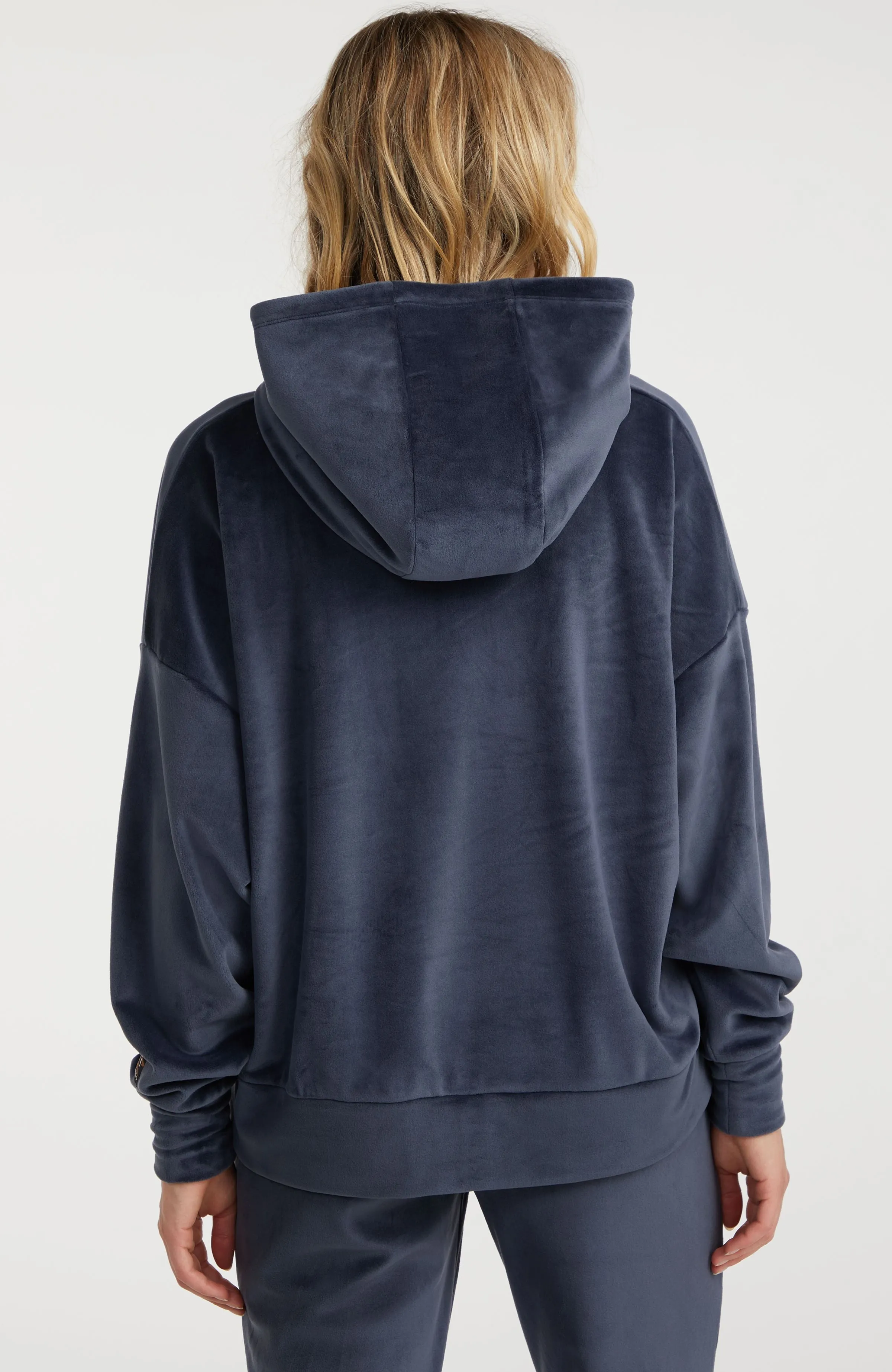 Velour Hoodie Fleece | Outer Space