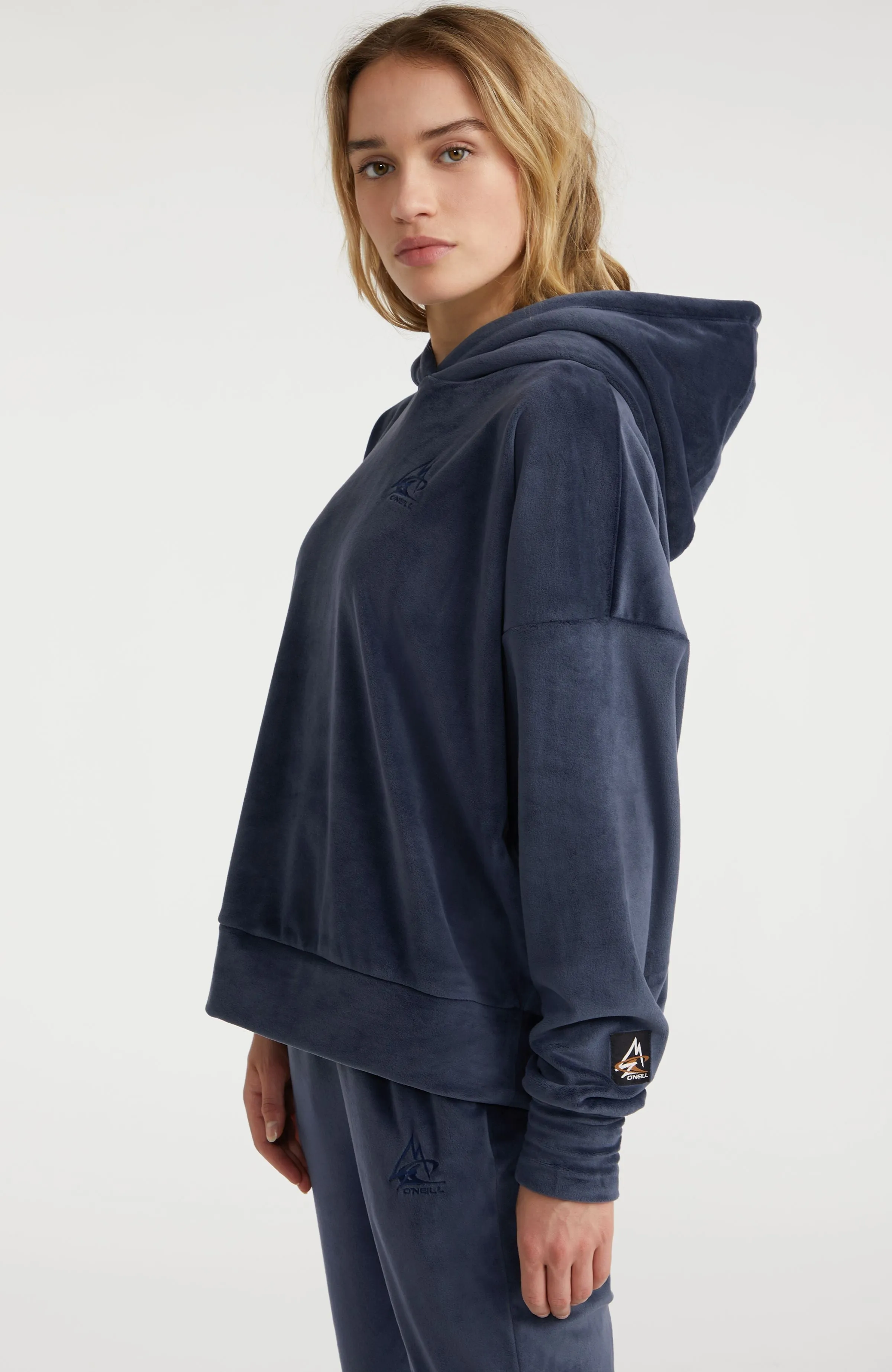 Velour Hoodie Fleece | Outer Space