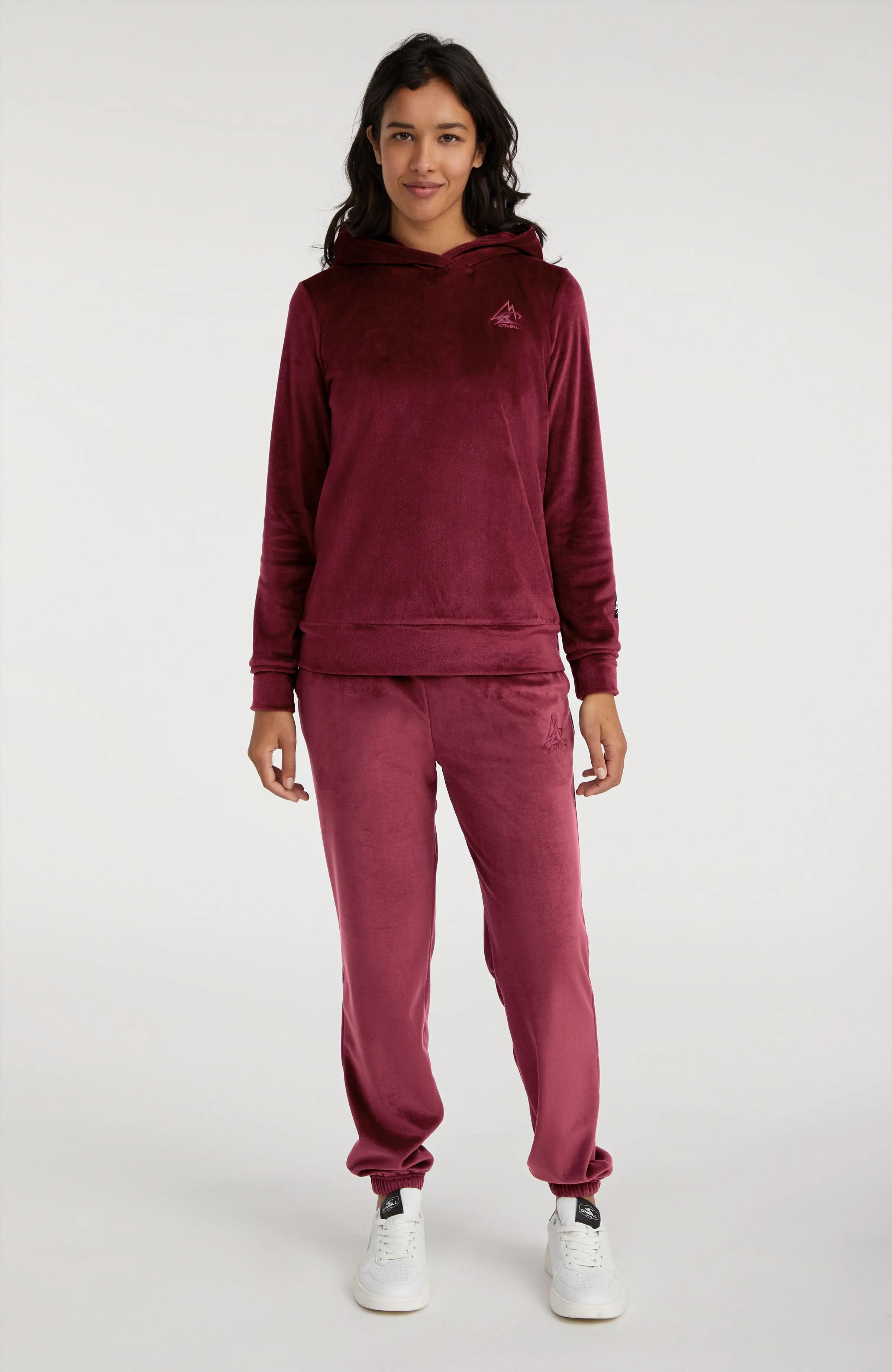 Velour Hoodie Fleece | Windsor Wine