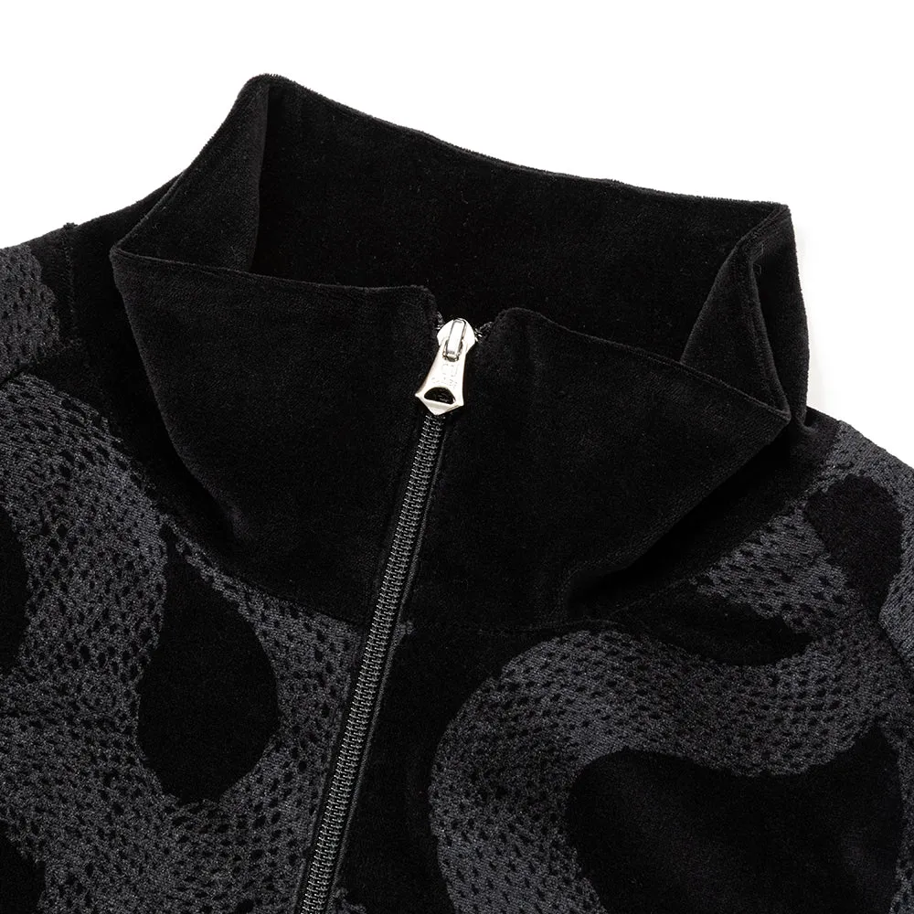 VELOUR TRACK JACKET ＜SNAKE PATTERN＞