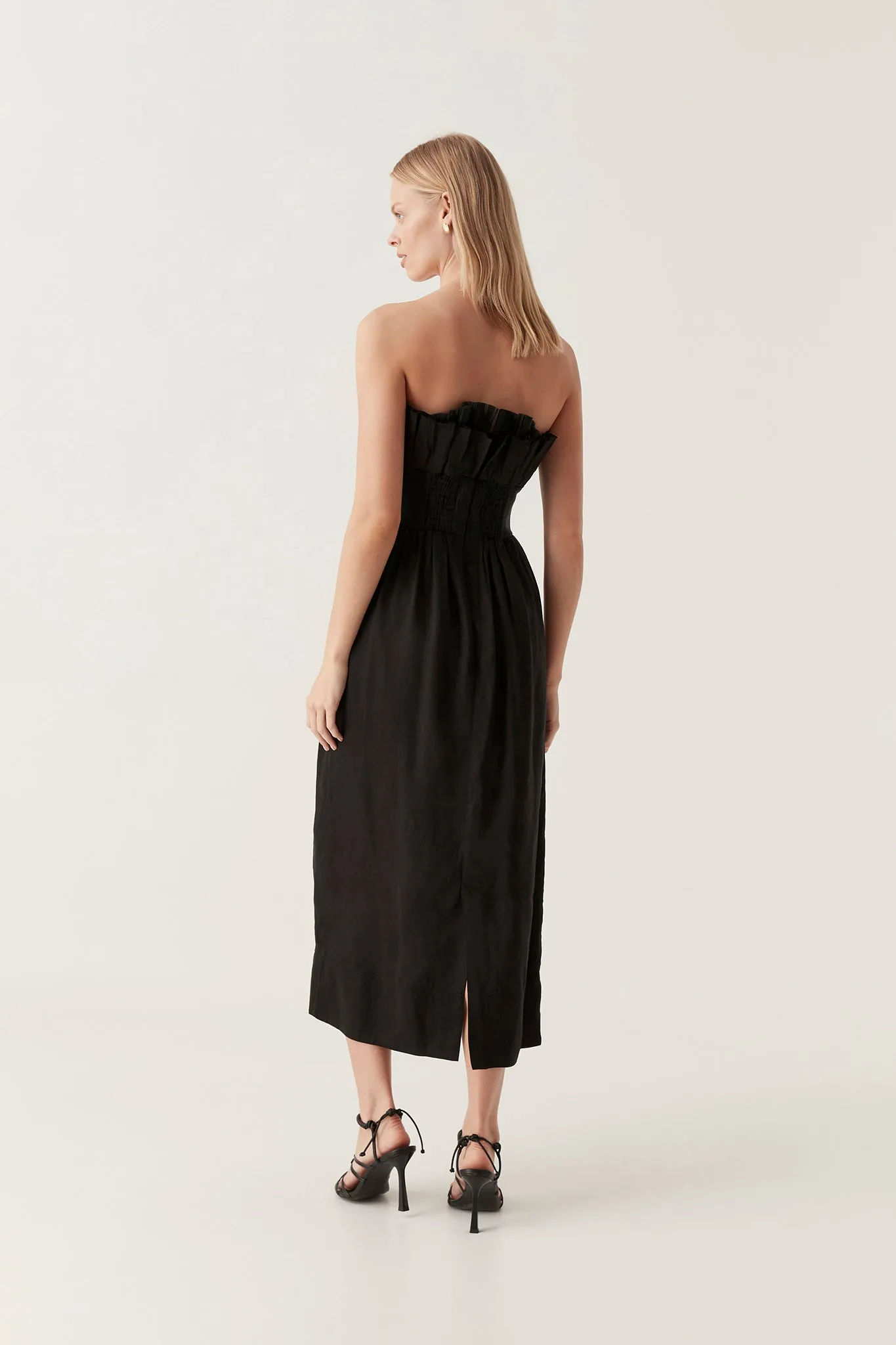 Whisper Knot Waist Midi Dress