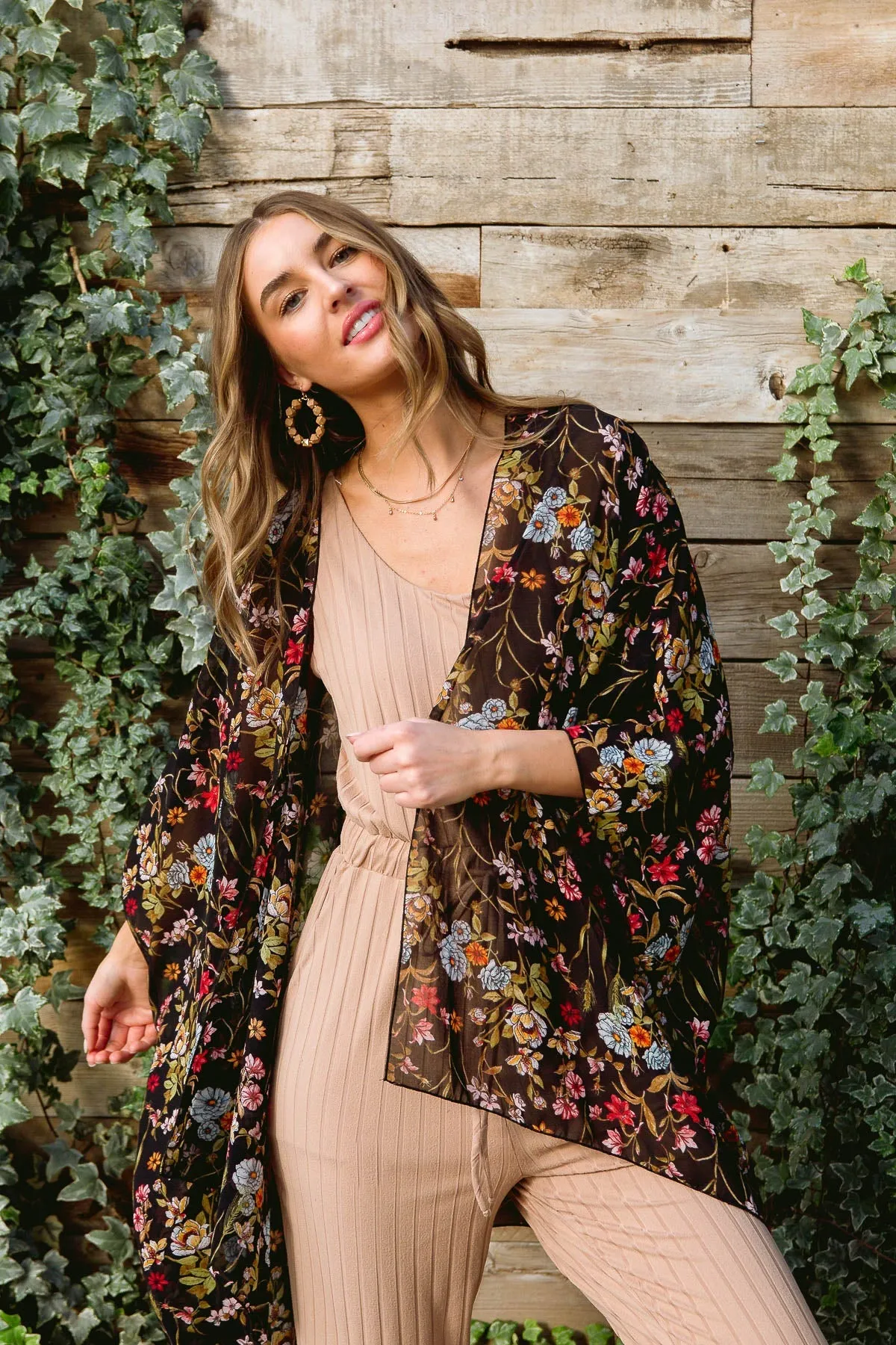 Wildflower Wanderer Kimono