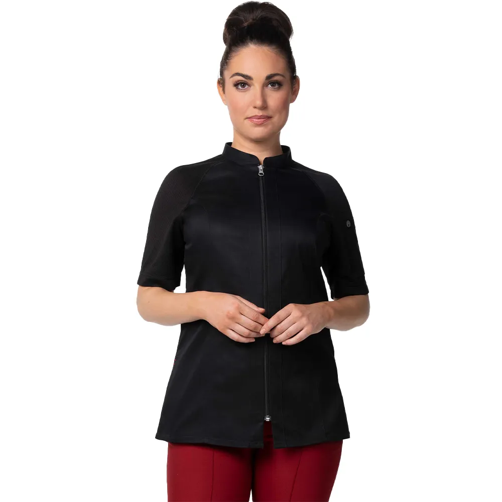 WOMEN ARCADIA CHEF COAT - Black