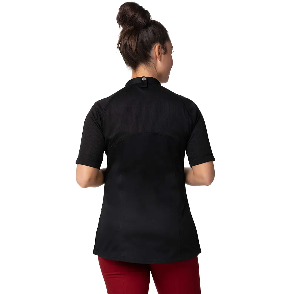 WOMEN ARCADIA CHEF COAT - Black