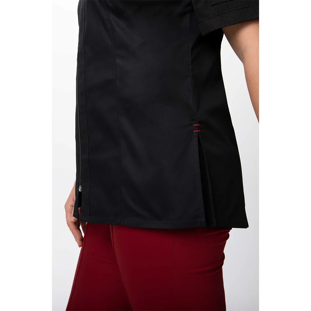 WOMEN ARCADIA CHEF COAT - Black