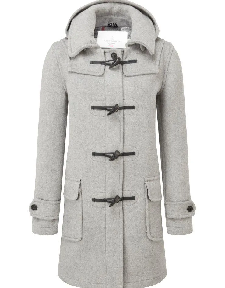 Women's London Classic Fit Duffle Coat - Pearl Grey