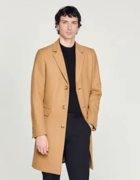 Wool and cashmere coat