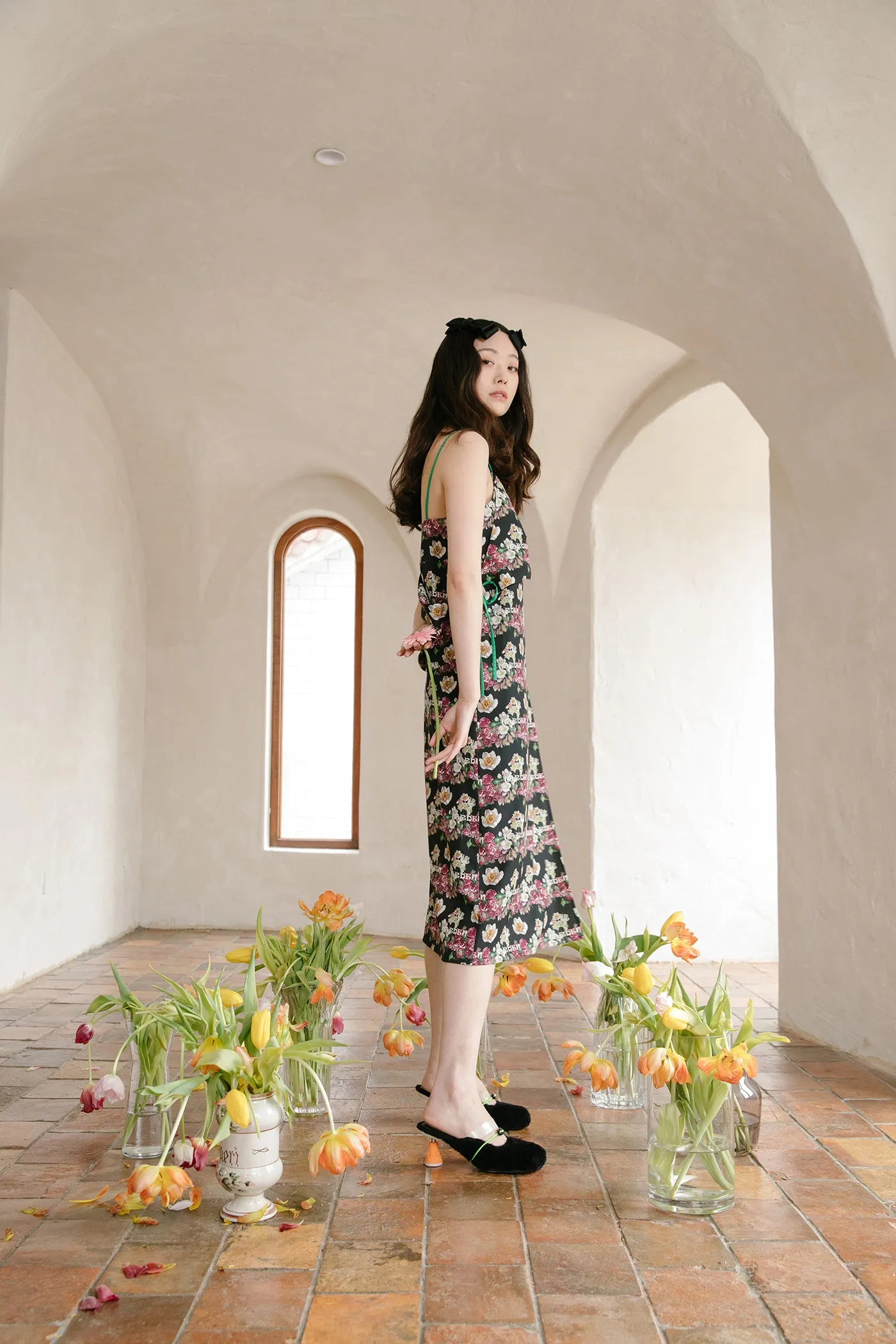 WXC | Floral Tied Slip Dress