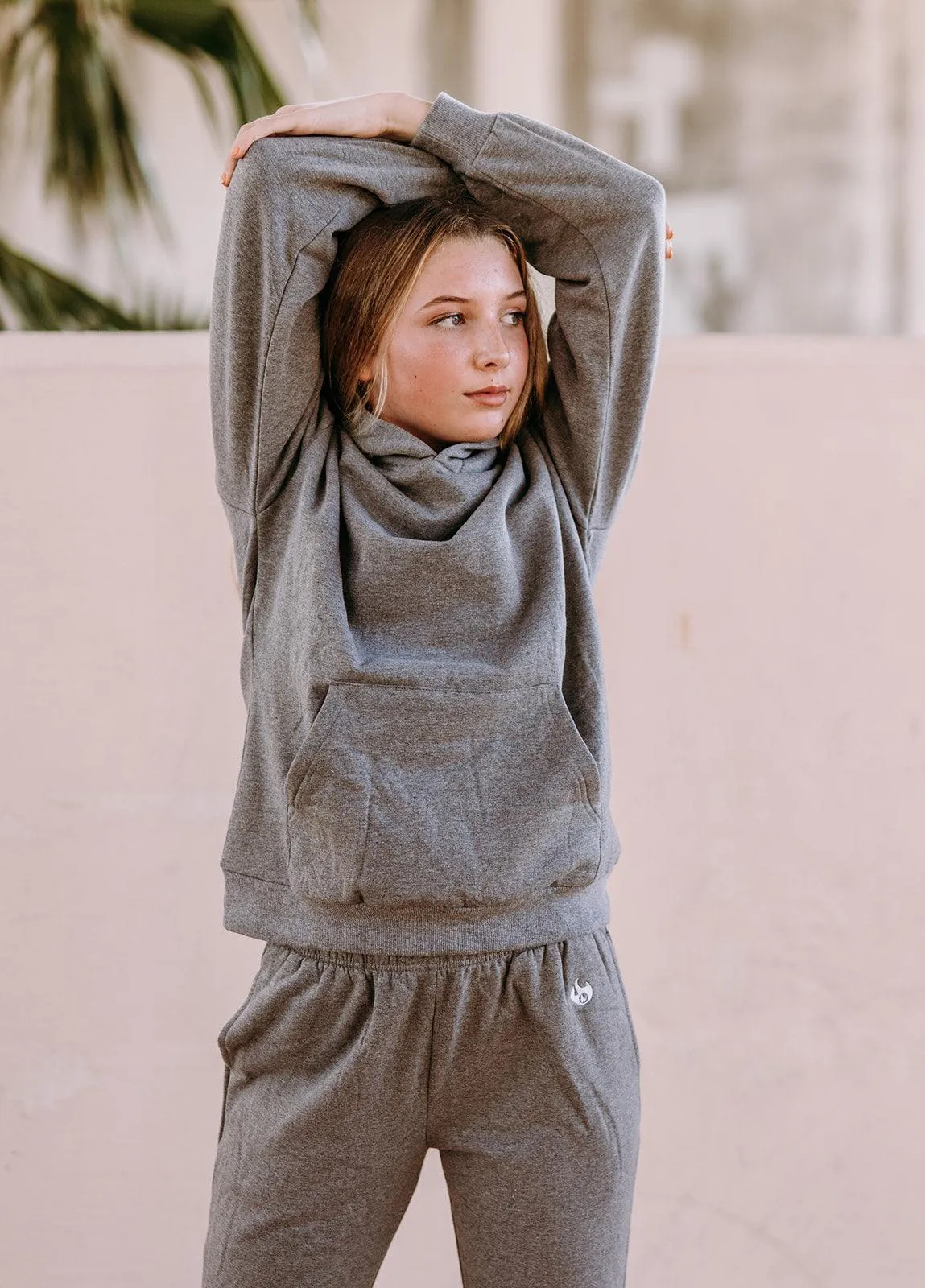 Youth Grey Lounge Hoodie