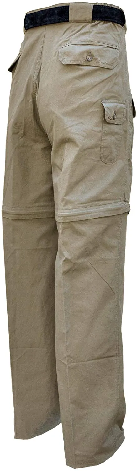 Zambezi Convertible Zip off Safari Pants for Men