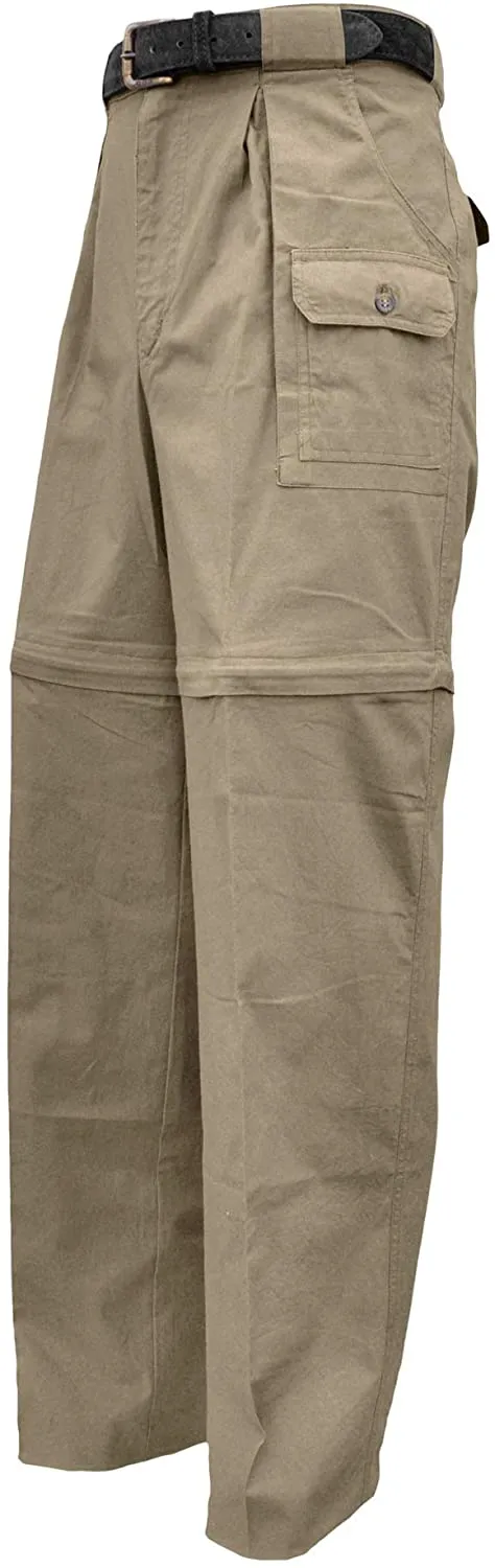 Zambezi Convertible Zip off Safari Pants for Men